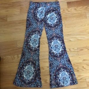 Boho flare comfy pants
